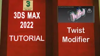 3DS MAX 2022 Full Course in HINDI/URDU..... Twist Modifier
