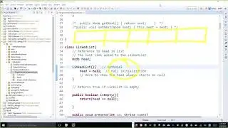 CSE1322S03L13 Singly Linked List Operations Implementation Explained with a Java Program