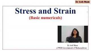 Stress strain numericals