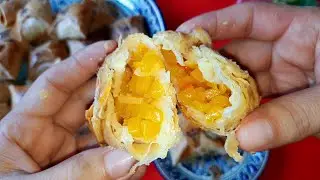 Необычно и очень вкусно.Тесто тающее во рту.Самса из тыквы/Qovoqli somsa tayyorlash