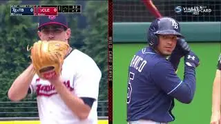 Бейсбол. Плей-офф MLB - 2022 / WC AL / 07.10.2022 Tampa Bay Rays @ Cleveland Guardians [Game 1]