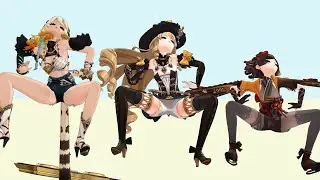 [Genshinimpact MMD -  Samsara  ] 原神mmd / Xilonen希諾寧/Navia 娜維婭/Chiori千織