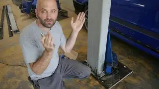 Гаражное эхо, ставлю подьемник, химический анкер