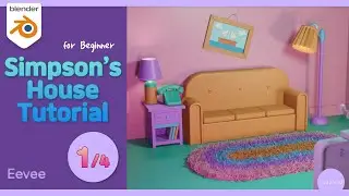 [Blender Tutorial] Simpson's House Tutorial 1 | Codemod