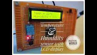 Temperature & Humidity Sensor with i2C Display