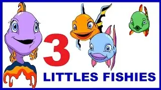 3 LITTLE FISHIES - nursery rhymes -  WAKE UP