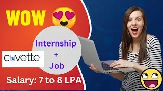 Cuvette Off-Campus Drive 2023| Internship+Job|Salary: 7 to 8 LPA 
