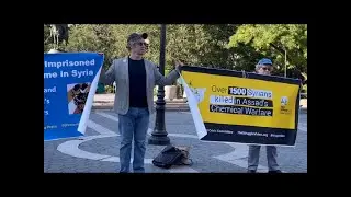 Assad's Sarin Massacre in Syria Remembered in NYC 8-21-24