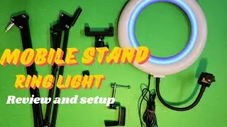 How to Shoot Professional Video with your mobile, Best tripod with ring light