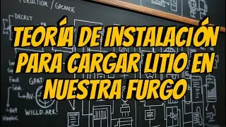 Instalación  220 y 12v que vamos a llevar en el camper