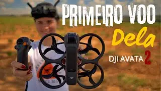 Primeiro Voo da Minha Esposa com DJI Avata 2 e Motion Controller 3
