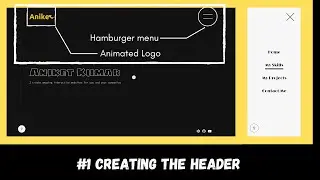 Responsive header html css javascript