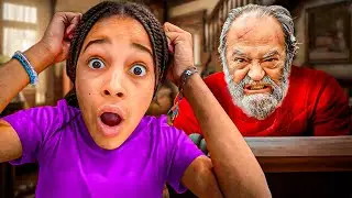 Cali RUNS AWAY from ANGRY GRANDPA!!