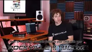 How to Record an Acoustic Guitar with the Rockville R-TRACK 2x2 USB Computer Recording Interface!