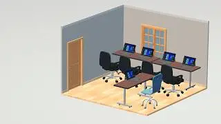 Windows 10 Paint 3d Tutorial : How to create an office room in paint 3d