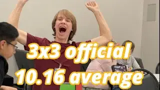 I’m finally proud again! Official 10.16 3x3 average no counting sub 10