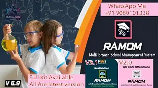 Ramom School v6.9.1 - Multi Branch School Management System | full kit | Cracked | No Purchase code