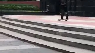 skateboarding style on