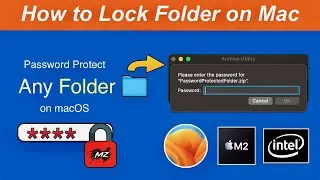 macOS Tips & Tricks 2023| How to Password Protect Folders in macOS |Lock Folder with Password on Mac