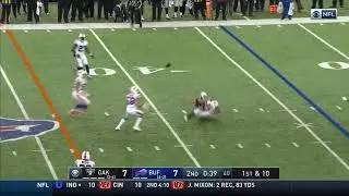 Matt Milano’s Fumble Return for a Touchdown | Raiders vs Bills Week 8