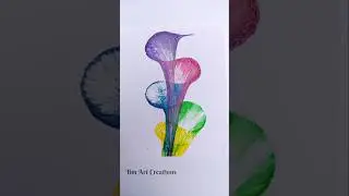 DIY Thread Art 🌈| String pull Art 😍💕