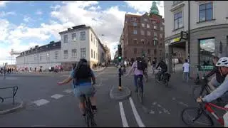 360° tour of Stockholm by bike