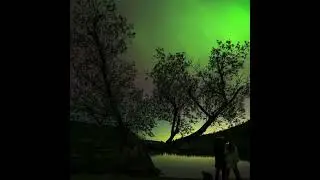 Rare #northernlights show
