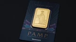 The Newmont and MKS PAMP mine-to-market traceable 1oz Lady of Liberty gold bar is available ...