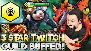 3 Star Twitch - 7 Guild ATK SPD Carry!! | TFT Uncharted Realms | Teamfight Tactics