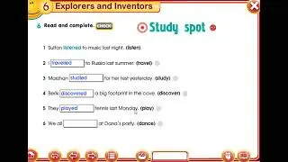 Ағылшын тілі 3 сынып Smiles 3 Unit 6 Explorers and Inventors Ex 6 p 81