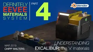 04 Understanding EXCALIBUR: the 'x' materials for EEVEE in Blender 2.8