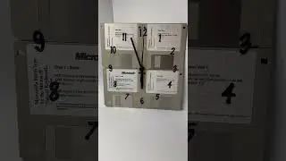 Floppy Disk Wall Clock