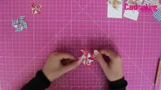 How to make a paper pinwheel