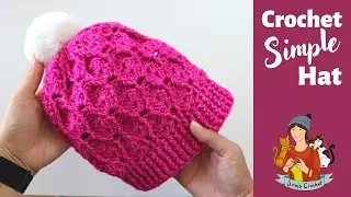 Crochet Easy Almond Hat / Beginner Friendly Beanie Tutorial