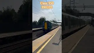 London northwestern railway passenger train class 350 arrives berkswell #trains #trainspotting