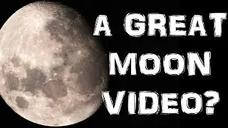The Moon through my Celestron Telescope in HD