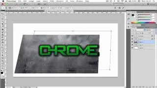 Electric Green TUTORIAL   Text Enhancement    Layer Styles