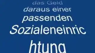 Nein zu Armut, Drogen und Gewalt!