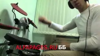 Тренируемся игре на ударных в небольшом патерне