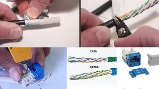 cat 6a io | cat6a jack termination | how to crimping cat6a jack | Tectonic Work
