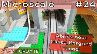 Neue Gleise für den Microscale Zug & Berg | Microscale MOC | LEGO® & Klemmbaustein STADT UPDATE (24)