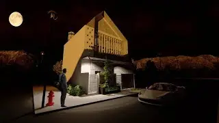 LUMION 8 - RENDER MINIMALIST HOUSE 12 X 7 M #ModernStyle