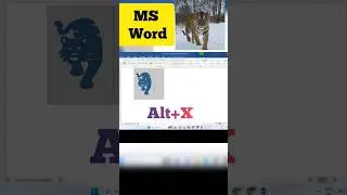 Drow tiger symbol in MS Word #msword #tech #computer #pc #shorts #shortsviral #viralshorts