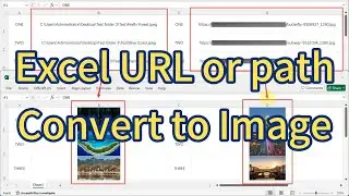 Excel URL or path Convent to Image