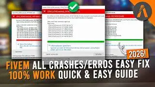 How To Fix FiveM All Crashes And Errors in 2026 ✅ | FiveM Crashing Fix (2026)
