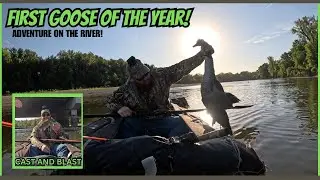 First GOOSE of the YEAR on the kayak!