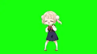 9mm go bang shigure ui loli dance Full HD with Green Screen