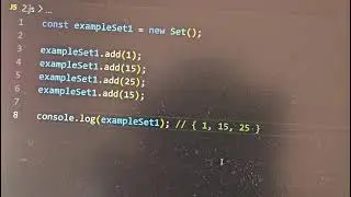 JavaScript Set Object