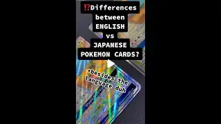 Differences between JAPANESE and ENGLISH Pokemon Cards! 