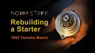 Rebuilding motorcycle starter - 1982 Yamaha